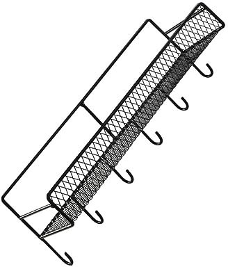 Cabilock 1 Stück Schmiedeeisen-Aufbewahrungsregal Haken Für Schlüssel Regale Zur Aufbewahrung Wandmontage Metall-S-Haken Briefumschlag-Organizer Wandaufbewahrungsregal Stahl