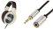 Sennheiser HD 599 Around-Ear-Kopfhörer mit offener Rückseite, elfenbeinfarben & Amazon Basics - Stereo-Audio-Verlängerungskabel für Stecker und Buchse, 3,5 mm, 7,6 m, Schwarz