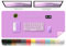 BLESWIN Non-Slip Large Desk Pad - Dual Sided Leather Desk Mat with Suede, Waterproof Desk Pad Table Protector, Computer Desk Mat Large, Mouse Pad Desktop Mat for Writing Painting (Lilac, 120x43cm)