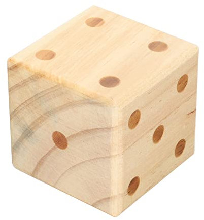 ibasenice Holzwürfel Im Punktdesign Robustes Sammelspielwürfel Für Partyspielzubehör Glatte Holzoberfläche Vielseitig Einsetzbar Für Indoor-Spiele