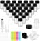 MirraSwit 30Pcs Essential Oil Sample Bottles, 2ml Clear Glass Essential Oil Bottles, Empty Glass Sample with Syringes, Label Stickers, Droppers for Perfume, Aromatherapy