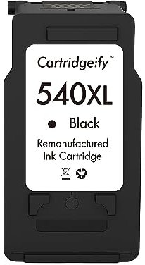 Cartridgeify 1x PG-540XL Schwarz Druckerpatronen Kompatibel mit Canon PG-540 XL BK Patronen, für TS5150 TS5151 MG3650 MG3650S MG3550 MX475 MX515 MX525 MX535 MX375 MG3150 MG325