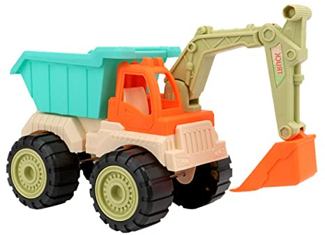 ibasenice 1 Stück Sandspielzeug Bagger Modellfahrzeug für Strand und Spielplatz Fördert Aktives und Motorikfähigkeiten Zufällige Farbe