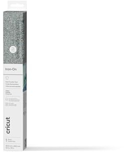 Cricut HTV Heat Transfer Vinyl, Glitter Multi, 30.5cm x 48.2cm, Iron-on Heat Transfer Vinyl Roll (HTV), for All Cutting Machines