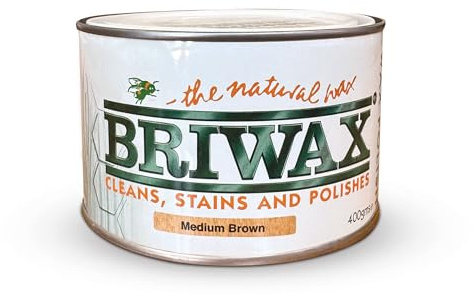 Briwax Wax Polish Medium Brown 400g