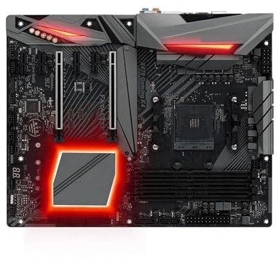Cartes mères Fit for ASRock Fatal1ty X470 Gaming K4 Compatible avec Les processeurs Ryzen 5 1600, 7 2700X, 1700X, 5600X, 5700X3D, 800X3D et 800X, 4 emplacements M.2 DDR4, Format ATX Socket AM4