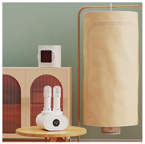 3 in 1 Multifunzionale Pompa Calore Portatile, Asciuga Scarpe, Termoventilatore Da Bagno Asciugatrice per Vestiti, Asciuga Scarpe E Riscaldatore per Familiari