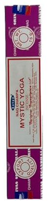 Satya Sai Baba Nag Champa Mystic Yoga Varitas de Incienso Agarbatti Caja de 180 Gramos | 12 Paquetes de 15 Gramos Cada uno en una Caja | Calidad de exportación