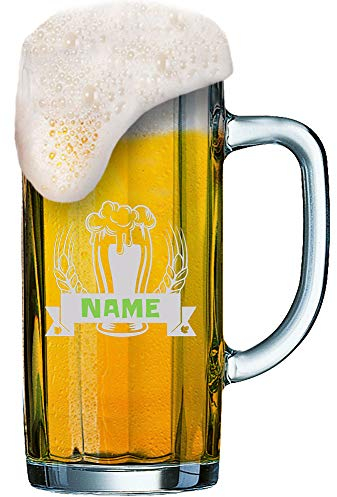 Anbobo Bierseidl [Minden Seidl 0.5L] mit individueller Gravur [Name] und [Motiv 02] - MeinGlas