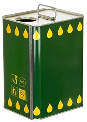 STI Latta Rettangolare Lt 3 h 260mm per Olio con Tappo stagna tanica