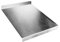 ZeroInox Tagliere acciaio inox professionale con Alzatina (Tutte le Misure) Piano lavoro cucina grande uso alimentare per impastare pane pizza salumi fermi antiscivolo profondità 60cm (L100 - P60)