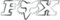 Fox Racing F-Head X TDC Aufkleber 45,7 cm