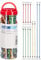 Relaxdays Elastici con Ganci, Set 12 Corde per Carico Auto & Bici, Universali, Cavi Portapacchi, 35 cm Fino 1m, Colorati