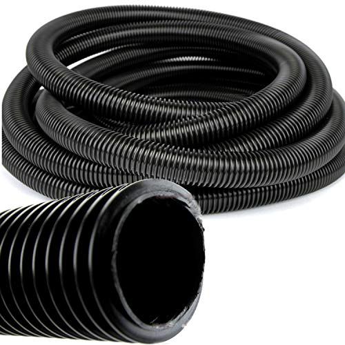 DeClean 4 Meter Staubsaugerschlauch Meterware 32mm Ø Innen, Saugschlauch, Reparaturschlauch, Schlauch für Staubsauger in hochwertige Industriequalität