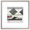 walther design Bilderrahmen stahl 30 x 30 cm Aluminium mit Passepartout, Chair Alurahmen AJ330D