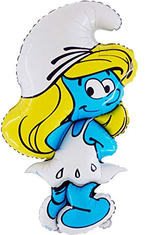 Ballonim® Schlumpfine ca. 80 cm Luftballons Folienballon Party DekorationGeburtstag
