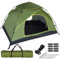 GEEDIAR 3-4 Person Instant Pop Up Tent - Upgraded Waterproof & UV Protection | Automatic Setup | Ideal for Family Camping, Garden Relaxing & Fishing | Includes Carrying Bag