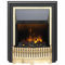 Dimplex Ropley Optimyst Water Vapour Freestanding Electric Fire, Real Flame Effect, Brass Fireplace, Coal Fuel Bed, 1000W/2000W Fan Heater, Energy Efficient Flame Only, Thermostatic, Remote Control