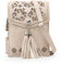 seOSTO Handytasche zum Umhaengen Damen,Handy Umhängetasche PU Leder Kleine Umhängetasche mit Quastenzubehör Schulterriemen Einstellbare Länge (Beige-Flowers)