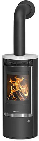 Oranier Kaminofen Rota Top 2.0 (5,5 kW) Keramik Seidenweiß