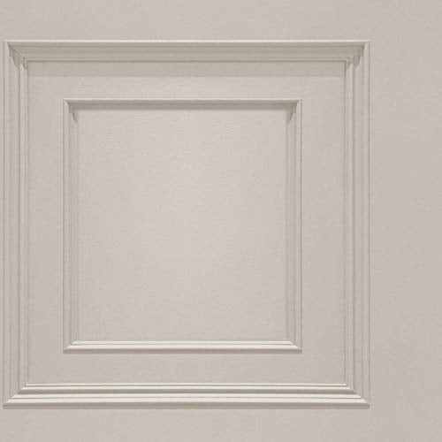 Oliana Wood Panel Effect Wallpaper Cream