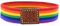 BDM Herren-Armband oder Damen mit Flagge von Gay, LGTBI, Bisexuell, Lesben und Transgender Stolz. Dehnbar zum Verschenken, Freundschaftsarmband., One Size, Stof