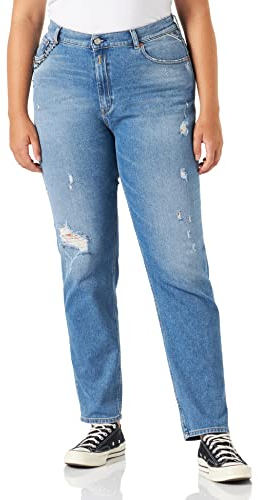Replay Damen Kiley Jeans, 009 Medium Blue, 25W / 30L EU