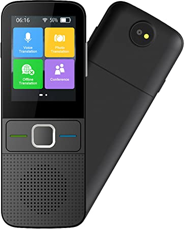 SKYXIU Übersetzer Sprachübersetzer Voice Translator Bidirektionale Übersetzungen unterstützt 137 Sprachen WiFi Hotspot Offline Übersetzer,Übersetzer mit Sprachausgabe für Urlaub Lernen Reisen