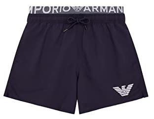 Emporio Armani Boxer Logo Band, Costume da bagno Uomo, Eclissi, 52
