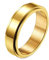 Ring Männer Gold, Hochglanzpolierter Spinner-Angstring Gold Größe 54 (17.2)