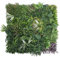 Trintion Artificial Plant Flower Living Wall Panels 1m x 1m Grass Plant Wall Panels Green Privacy Living Wall Fence Screening Home Garden Spring Leaf Backdrop for Indoor or Outdoor Garden Home