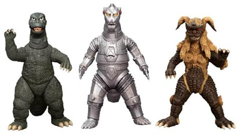 Mezco Godzilla vs Mechagodzilla 3er-Set (1974) Actionfigur Deluxe Boxed Set aus Kunststoff