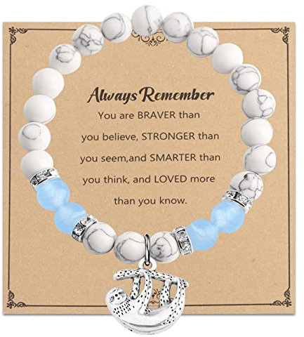 MYOSPARK Faultier Charm Armband für Frauen - Inspirierendes Geschenk mit Faultier Anhänger - Schmuck für jeden Anlass