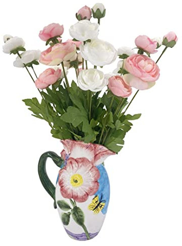 abc HOME | Vase mit Kunstblumen | Keramik