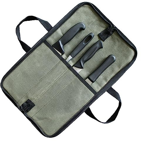 Set 4 Pz. Coltelli da Barbecue con Spatola e Forchettone - Tenartis Made in Italy