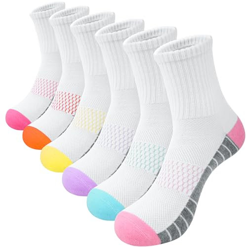 Calzini Da Trekking Da Donna, Calze Running, Calze in Cotone Termiche Traspiranti Ammortizzate, Calzini Sportivi Donna, Multi Performance 35-40