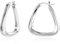 Creolen Ohrringe für Damen, Silber 925 Eckig Ohrringe Silber Gedrehte Ohrringe Große Dicke Silber Ohrringe Creolen Trendige Geometrische Creolen Ohrringe Klobige Ohrringe Schmuck Geschenke