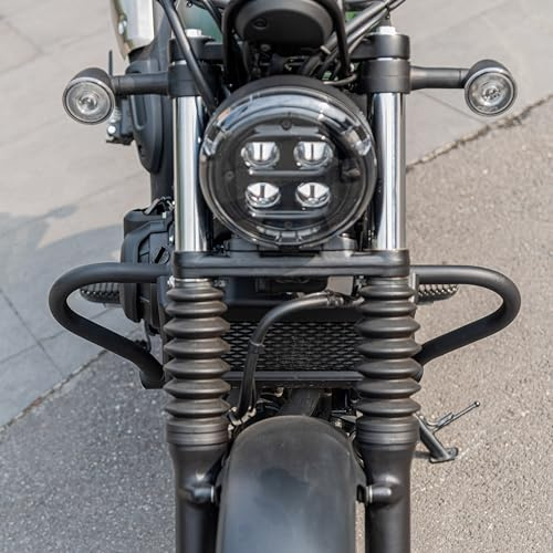 Protection de Pare-Chocs pour Moto CL300 500 Highway Crash Bar Compatible avec H.Onda CL300 CL500 CL-300 CL-500 2023 2024 Stunt Cage Réservoir de gaz Protection latérale Contre Les Chutes