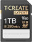 TEAMGROUP T-Create Expert 1TB SD Card UHS-II SDXC U3 V60 Read Speed up to 280MB/s, 8K 4K Recording Compatible with Canon Sony Nikon Panasonic Olympus Digital Camera TTCSDY1TIIV6001