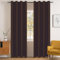 YSTELLAA Impermeabili Tende Oscuranti Per Interni 2 Pezzi, 140×225cm, Tende Termiche Isolanti Con Anelli, Insonorizzanti, Moderne, Per Soggiorn, Camera Da Letto, Caffè Scuro