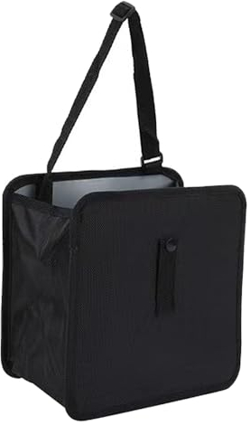 Tinkber 1 Pièce Poubelle de Voiture, Multifonctionnelle, Suspendue, Universelle pour Voiture SUV Camion Minivan (Noir)