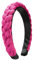Alpenflüstern Trachten-Flecht-Haarreif Leinen-Optik - Damen Haarschmuck rutschfest, Haarband geflochten fürs Dirndl (in traditionellen Farben) ADV141 ((pink-fuchsia))