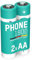 ANSMANN Batterie de téléphone Mignon AA LR06, 2 pièces, 1600 mAh 1,2V Ni-MH, Rechargeable, idéal pour DECT Phone, téléphone sans Fil, babyphone, Batterie de Remplacement