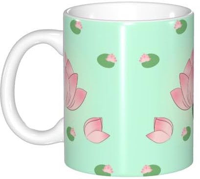 Tazas de flores de loto esperando a florecer que cambian de color, juego único de tazas de café, perfecto para camping, picnics, actividades en interiores y exteriores