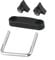 Roof Box Car Van Mounting Accessories Kit, U-bolt Roof Rack Clamp For Inner Diameter 6Cm/8cm Luggage Rack Fixing Clip Roof Bar Mounting U-bracket(Inner diameter 6cm)