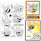 GLOBLELAND Transparente Stempel Mit Bienenmotiv Zum Nähen von Knöpfen Silikonstempel Siegel Mit Cartoon Tieren Transparente Stempel Für DIY Scrapbooking Karten Zum Erstellen von Fotoalben
