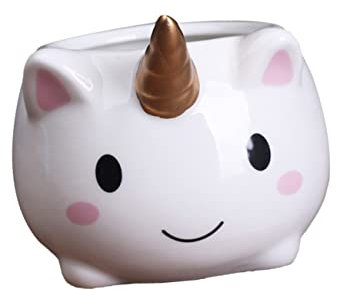 KONTONTY Blumentopf Für Sukkulenten Aus Keramik Pflanzgefäß Mit Lüftung Geeignet Für Bonsai Und Moospflanzen Heimdekoration Für Fensterbank Und Wohnzimmer