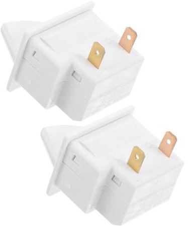 VINTORKY 2pcs Fridge Repair Kit Replacement Door Light Switches Compatible Brands Energy Saving