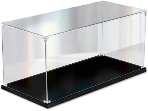 Acryl Vitrine Schaukasten für 42128 Schwerlastanhänger Glasvitrine Acrylbox Transparent für Figuren Modellautos Sammlerstücke 65 X 25 X 30cm 2MM