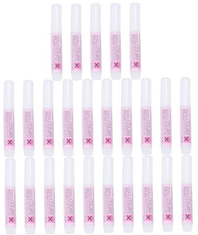 Gatuida 25 Stück Nagelkleber French Kleber Zur Nagelreparatur Fingernägel UV Verwendung X Künstliche Nägel Mit Kleber Weißer Zweckkleber Presse Super Polish Bond Nail Art Kleber